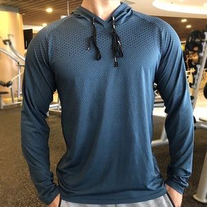 Long Sleeve Gym Hoodie Shirt